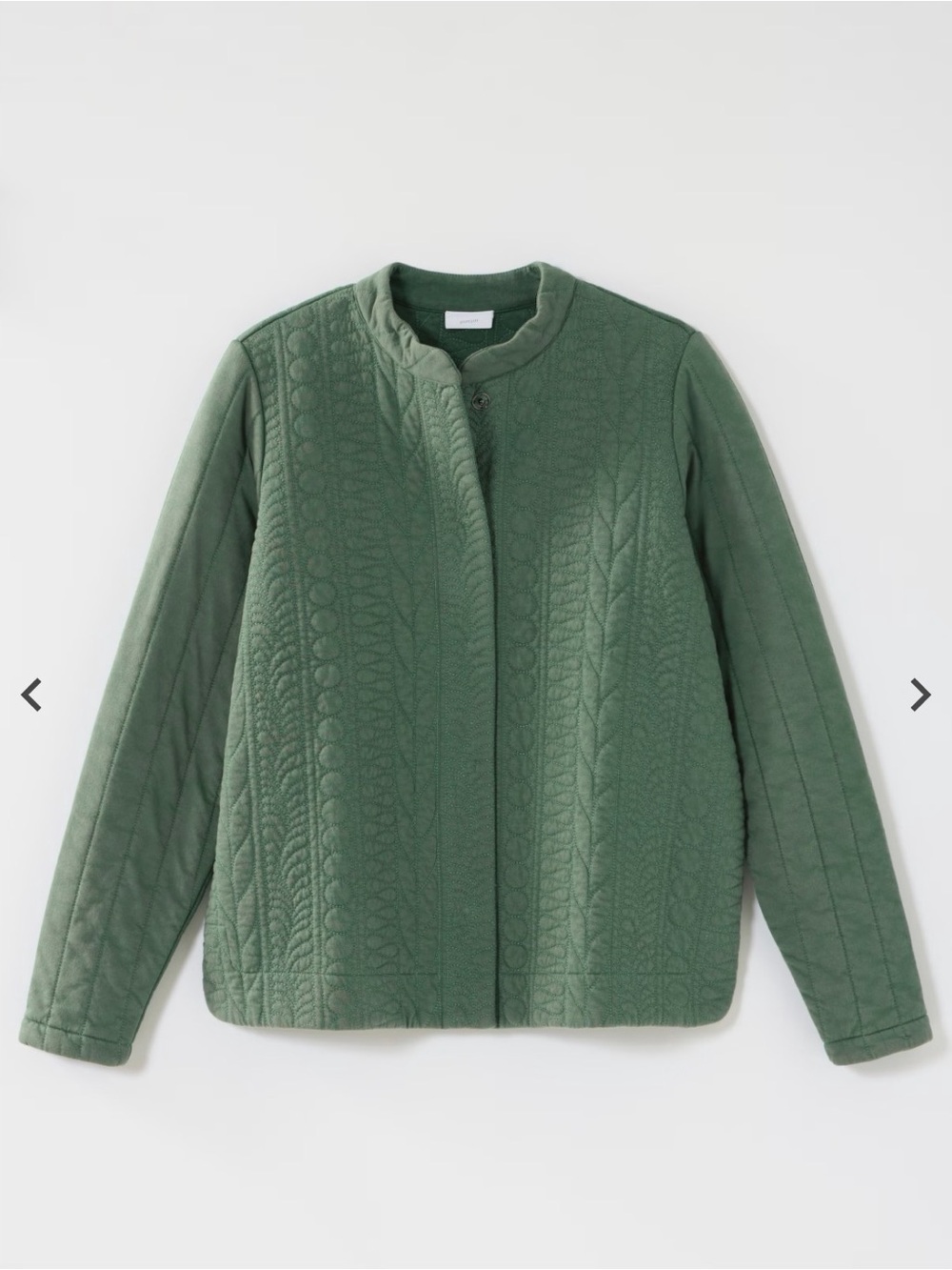 Pure J. Jill Quilted-Knit Snap-Front Jacket